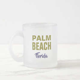 Palm Beach Florida Coffee Mug Matglas Koffiemok