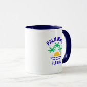 Palm Beach Florida Coffee Mug Mok (Voorkant rechts)