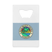 Palm Beach Florida Creditkaart Flessenopener (Achterkant)
