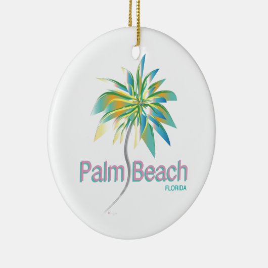 Palm Beach, Florida Keramisch Ornament (Rechts)