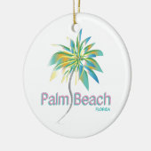Palm Beach, Florida Keramisch Ornament (Links)