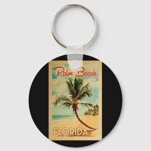 Palm Beach Florida Palm Beach Vintage Travel Sleutelhanger