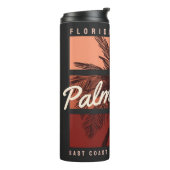 Palm Beach Florida Paradise Thermosbeker (Gedraaid links)