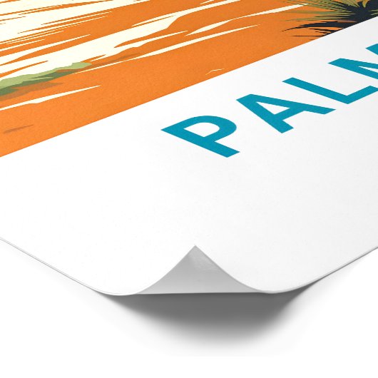 Palm Beach Florida Reisprint Poster (Hoek)