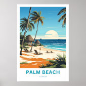 Palm Beach Florida Reisprint Poster (Voorkant)