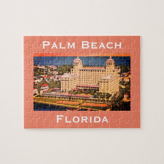 Palm Beach, Florida -  Skyline Foto Legpuzzel (Horizontaal)