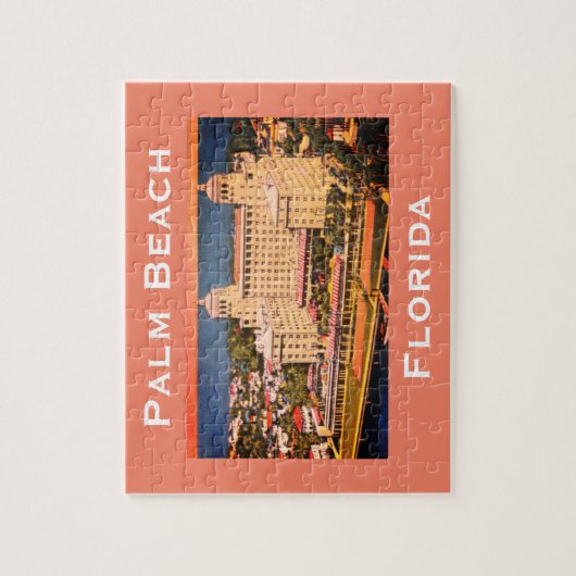 Palm Beach, Florida -  Skyline Foto Legpuzzel (Verticaal)