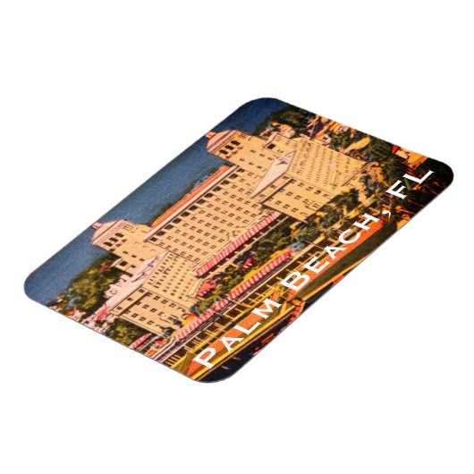 Palm Beach, Florida -  Skyline Foto Magneet (Linkerzijde)