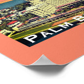 Palm Beach, Florida -  Skyline Foto Poster (Hoek)