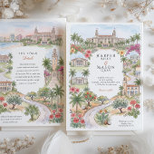 Palm Beach Florida The Breakers Flagler Bruiloft Kaart