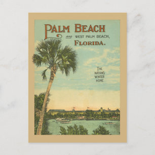 Palm Beach Florida  Toerisme Briefkaart