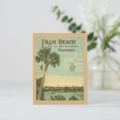 Palm Beach Florida  Toerisme Briefkaart (Staand voorkant)