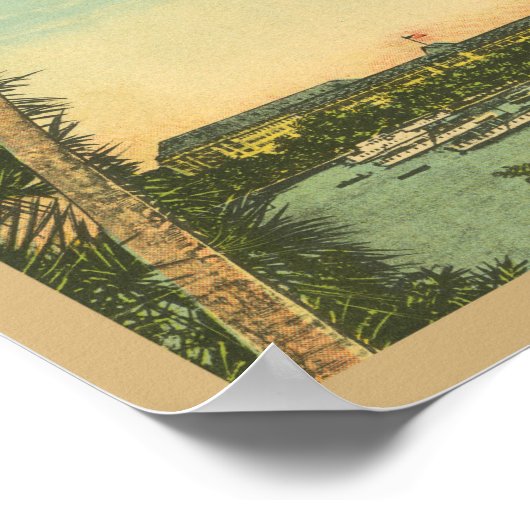 Palm Beach Florida  Toerisme Poster (Hoek)