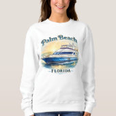Palm Beach Florida Vakantie Sweatshirt (Voorkant)