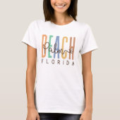 Palm Beach Florida (zand) T-shirt (Voorkant)