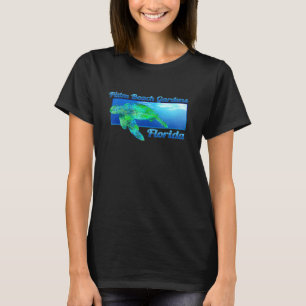 Palm Beach Gardens Florida Zwemmen Zee Schildpad T-shirt