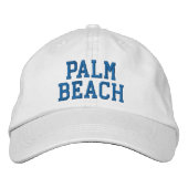 PALM BEACH Geborduurd Pet (Voorkant)