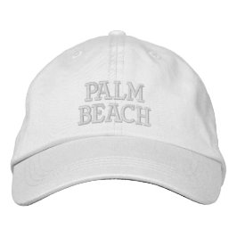 Palm Beach geborduurde honkbalhoed Pet