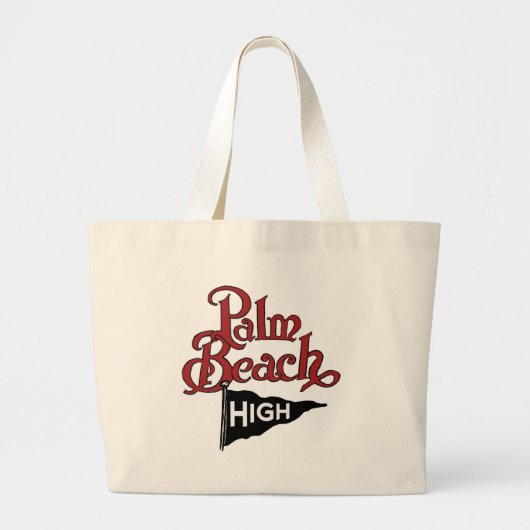 Palm Beach High #1 Grote Tote Bag (Voorkant)