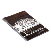 Palm Beach House Guest Book Nautical Notitieboek (Rechterzijde)