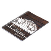 Palm Beach House Guest Book Nautical Notitieboek (Linkerzijde)