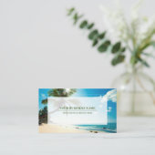 Palm Beach House Rental Travel Agent Spa Boutique Visitekaartje (Staand voorkant)
