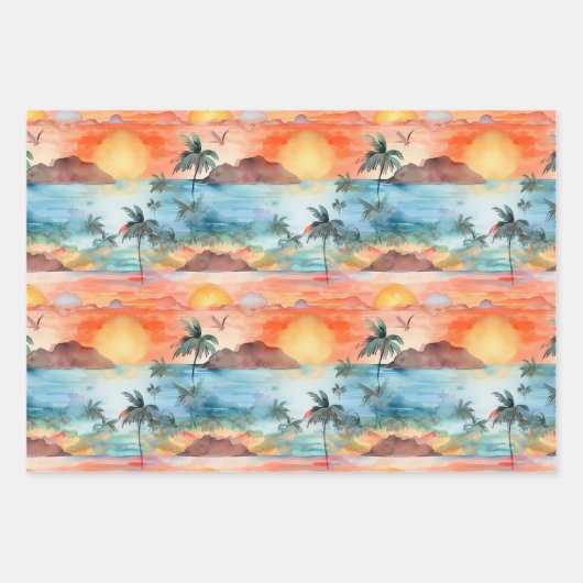 Palm Beach inpakpapier (Voorkant)