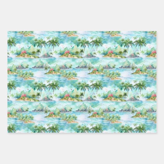 Palm Beach inpakpapier (Voorkant 2)