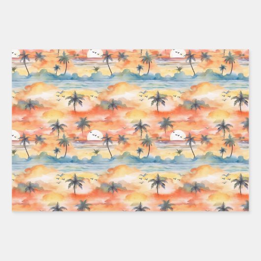 Palm Beach inpakpapier (Voorkant)