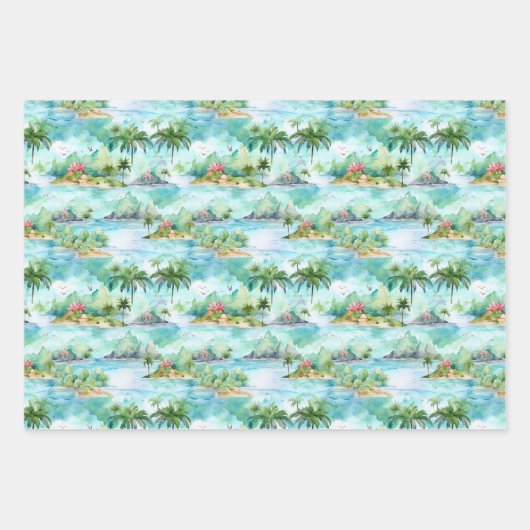 Palm Beach inpakpapier (Voorkant 3)