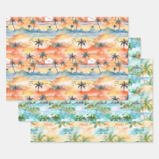 Palm Beach inpakpapier Vel (Set)