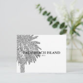 PALM BEACH ISLAND BRIEFKAART (Staand voorkant)