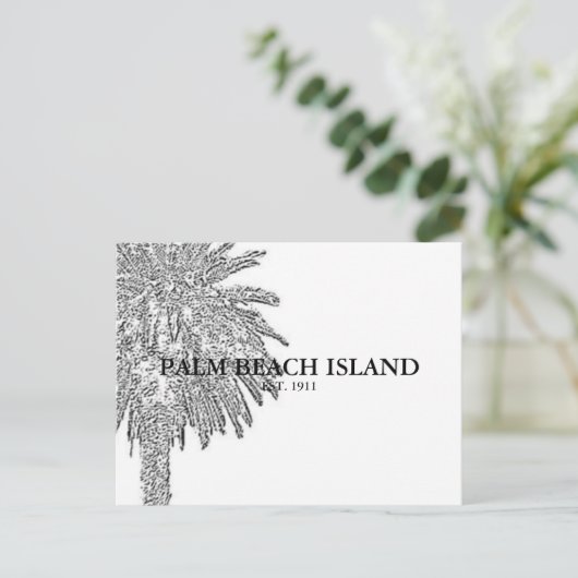 PALM BEACH ISLAND BRIEFKAART (Staand voorkant)