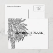 PALM BEACH ISLAND BRIEFKAART (Voorkant / Achterkant)