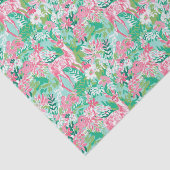 Palm Beach Kerst Waterverf Roze rendier Tissuepapier (Detail)