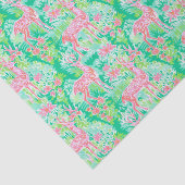 Palm Beach Kerst Waterverf Roze rendier Tissuepapier (Detail)