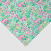 Palm Beach Kerst Waterverf Roze rendier Tissuepapier (Detail)