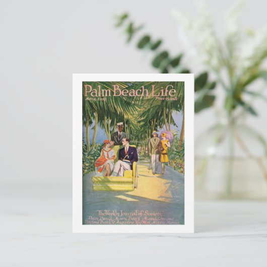 Palm Beach Life #10 briefkaart (Staand voorkant)