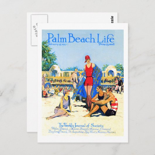 Palm Beach Life #13 briefkaart (Voorkant / Achterkant)