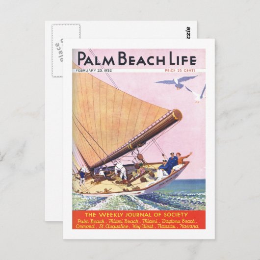 Palm Beach Life #15 postard Briefkaart (Voorkant / Achterkant)