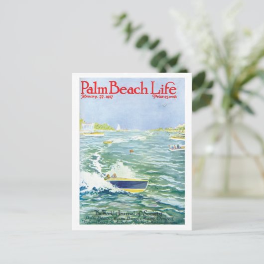 Palm Beach Life #2 briefkaart (Staand voorkant)