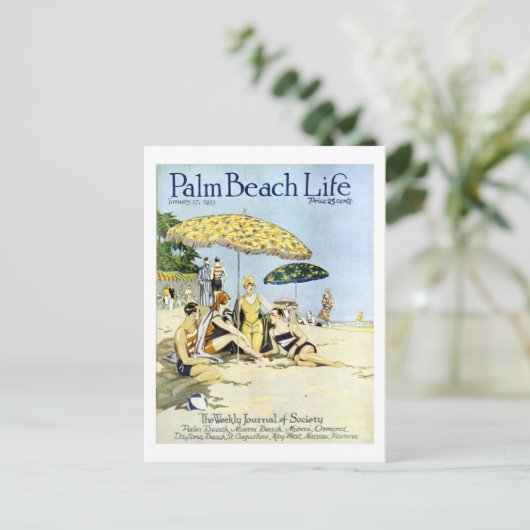 Palm Beach Life #3 briefkaart (Staand voorkant)