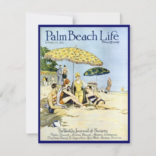 Palm Beach Life #3 uitnodiging (Voorkant)