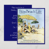 Palm Beach Life #3 uitnodiging (Voorkant / Achterkant)