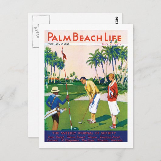 Palm Beach Life #5 briefkaart (Voorkant / Achterkant)