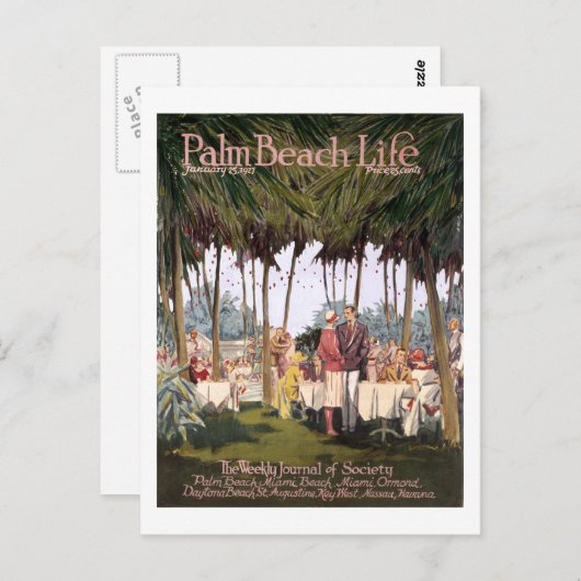 Palm Beach Life #7 briefkaart (Voorkant / Achterkant)