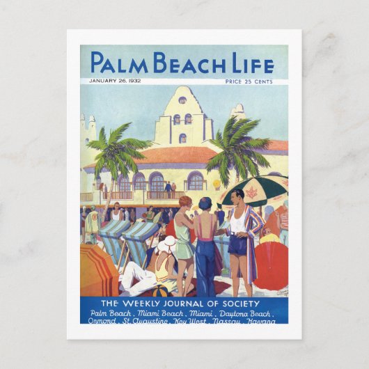 Palm Beach Life #8 briefkaart (Voorkant)