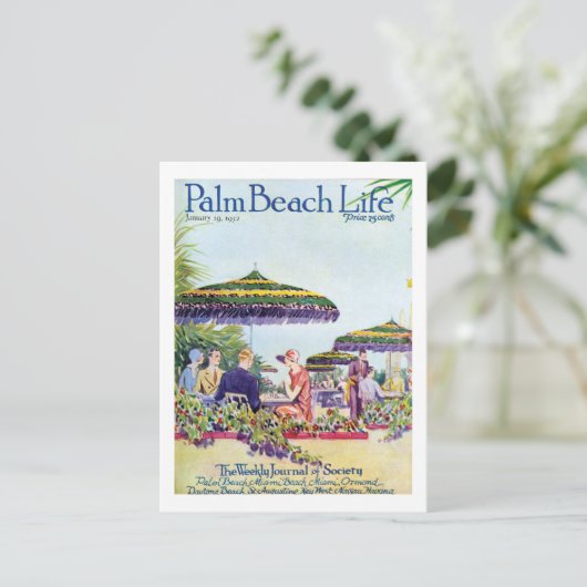 Palm Beach Life #9 briefkaart (Staand voorkant)
