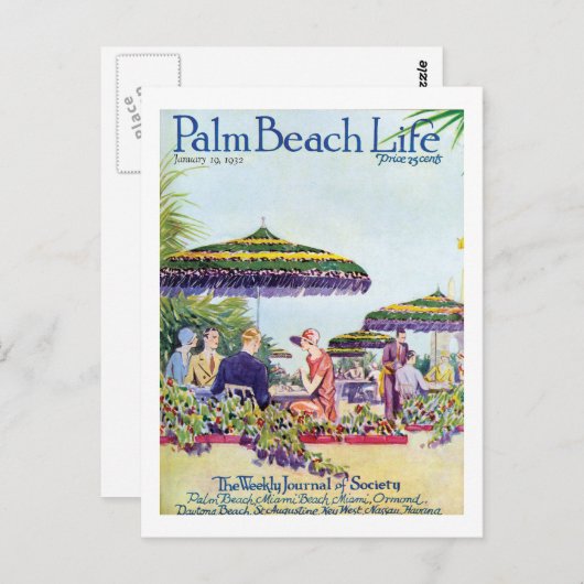 Palm Beach Life #9 briefkaart (Voorkant / Achterkant)