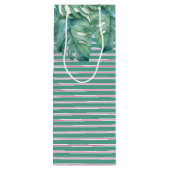 Palm Beach met kerstwijn Wijn Cadeautas (Achterkant)